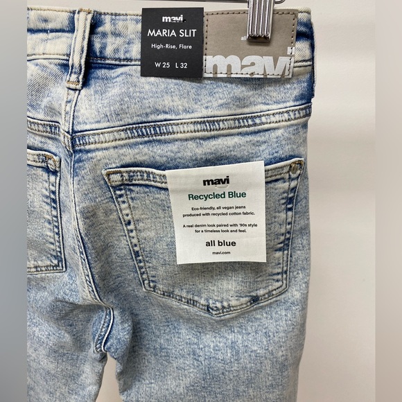 Flare, High Rise Maria Slit, MAVI denim - Picture 5 of 7